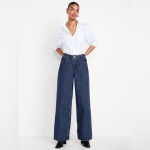 Old Navy Mid-Rise Wow Baggy Wide Legs (Regular Fit / Short Inseam)